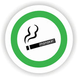 Dohányzásra kijelölt hely piktogram jelzés - öntapadó matrica