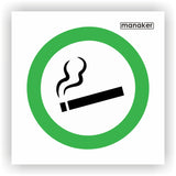 Dohányzásra kijelölt hely piktogram jelzés - öntapadó matrica